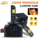 2PCS D1S Faro A LED HID D2S D3S D4S D5S D8S Faro 1200W 900000LM Auto Luce Turbo Auto Lampada Canbus