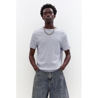 Ribbed Short Sleeve T-Shirt