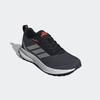 Laufschuh ADIDAS PERFORMANCE "RUNFALCON 5 TR", Gr. 42, core schwarz, silber metallic, carbon, Textil, Synthetik, sportlich, Schuhe