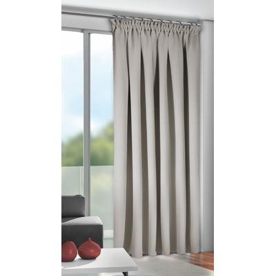 Vorhang HOMING "Bernd" Gr. 1, weiß, B:140cm H:245cm, Polyester, Gardinen, Fertigschal Image