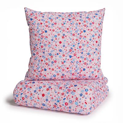 Bettwäsche MY HOME "Mariby", rosa (rosé), B/L: 135cm x 200cm, , Renforcé, B/L: 80cm x 80cm, Renforcu00e9, Obermaterial: 100% Baumwolle, Bettwäsche, mit feinem Blümchen Design, skandinavisch, romantische Bettwäsche Image