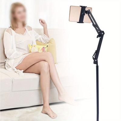 TEMU Handyhalterung Tablet Ständer Bodenständer 360° Drehbar Tablettenhalter 135 Cm Image