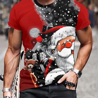 TEMU Christmas Men' 3d T-shirt Image