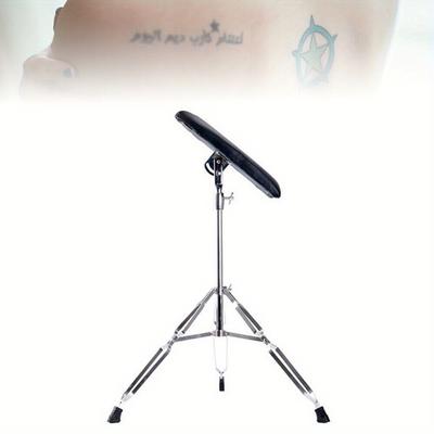 TEMU Tattoo Armrest Tripod Foldable Adjustable Height Arm Bar Leg Rest Image