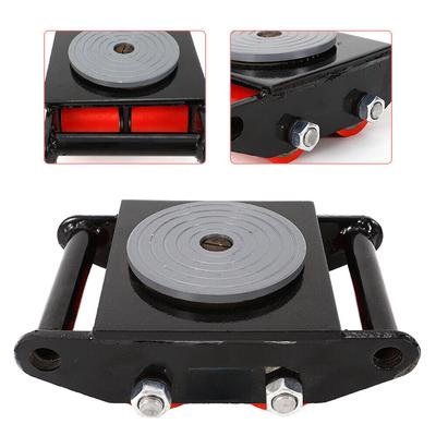 TEMU Heavy Duty 6 Skate Machinery Roller Mover Cargo Trolley Cart Image