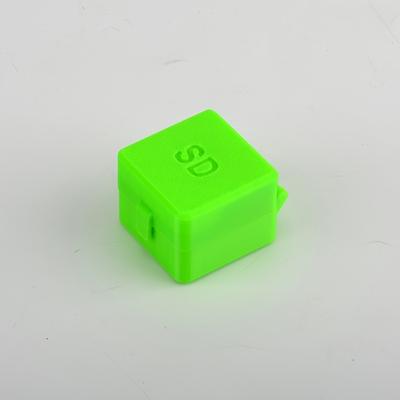 TEMU Square Storage Card Organizer, Compact And Exquisite For Easy Carrying, Can Hold 4 Sd Cards And 8 Cards Image