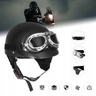 TEMU Motorcycle Half Helmet, Durable, With Convenient Image