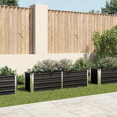TEMU Garden Raised Bed 160 X 40 X Galvanized Steel Image
