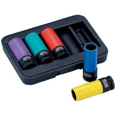 Bahco - Kraft-Steckschlüssel-Satz mit 17, 19, 21, 22 und 24 mm Image