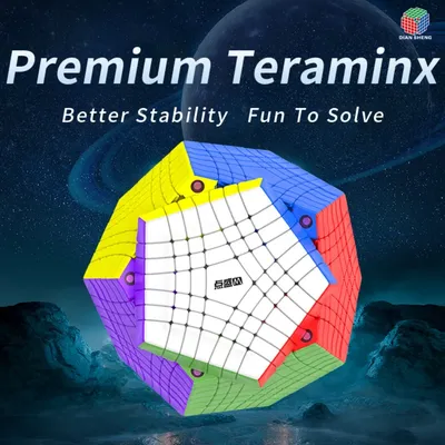 Diansheng Galaxy Teraminx 7x7 Megaminx Magnetischer Geschwindigkeitswürfel Stickerless 7x7 Megaminx Image