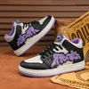 Mode Blau Designer Skateboard Schuhe Männer Luxus Plattform Skateboard Turnschuhe Männer Korb HommeMen Street Hip Hop Turnschuhe