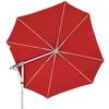 Protect Pendel 400 p Sonnenschirm 8 Farbvarianten Pendelschirm Ampelschirm T809 Rot - Doppler