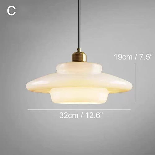 LED-Pendelleuchte Hängelampen für die Decke Glas Messing Pendelleuchten Lampenschirm Kronleuchter für Esszimmer Luxus Wohnzimmer Dekoration 110-240V Image