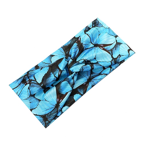 Stirnbänder für Damen, elastische Boho-Haarbänder für Damenhaar, rutschfest, breit, dick, modisch, weicher Stoff, Damen-Stirnbänder, kurze Haaraccessoires für Damen Image