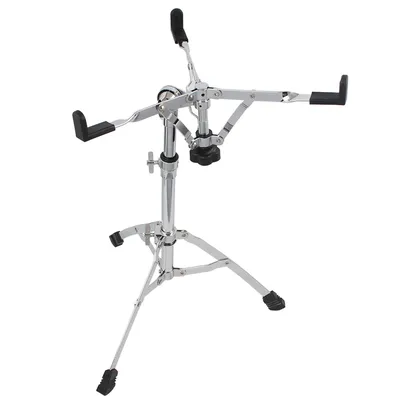 Chrome Plated Dumb Snare Drum Stand Tripod, Fit Snare Drums and Practice Drums Under 15", for Stage