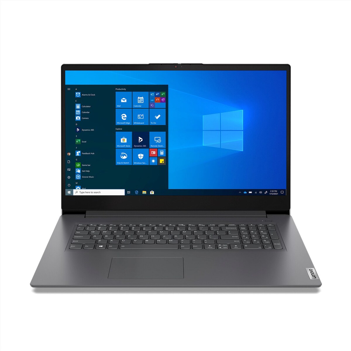 Lenovo V17 G4 (Iron Grey, 17,3" Full-HD, Intel® U-Series 300, 40 GB RAM, 500 GB SSD) mit Windows 11 Pro Image