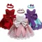 Fée fête enfants robe été dentelle Vintage décontracté vêtements de danse spectacle sur scène bébé fleur fille robe enfants vêtements vêtements pour enfants