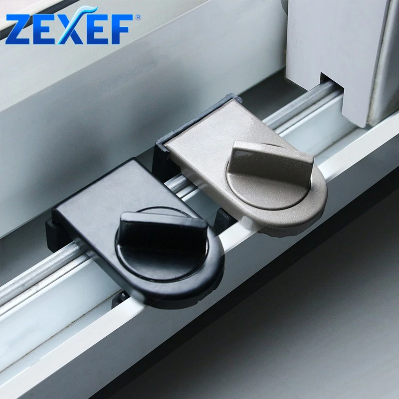 ZEXEF 1PC Schiebe Schärpe Stopper Schrank Schloss Strap Tür Sicherheit Anti-diebstahl Schloss Fenster Schiebetüren Schloss Baby kinder Kind Sicherheit Image