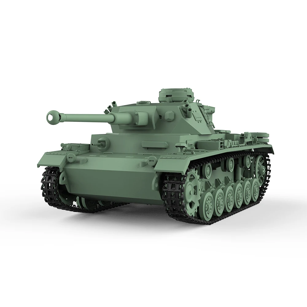 Pz.Kpfw.III Ausf.K N SCALE SSMODEL SS714 1/48 1/87 1/120 1/160 TT SCALE Military Model Kit HO Scale Railway Image