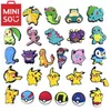 MINISO 1/12/27 stücke Pokemon Schuh Charms PVC Zubehör DIY Cartoon Schuh Schnalle Clogs Sandale