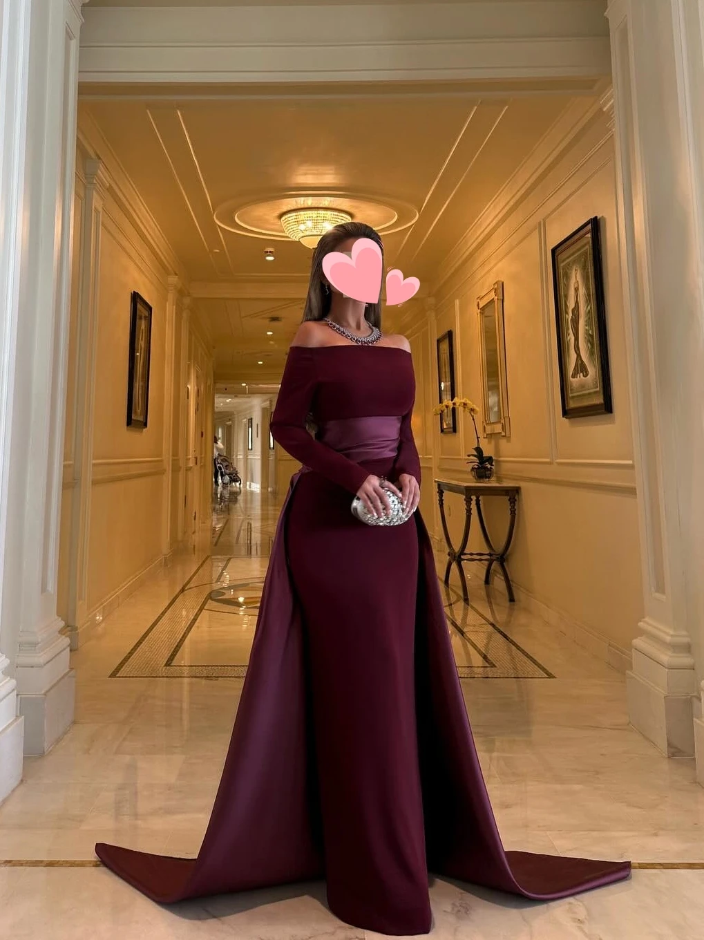 Oisslec Kleid, elegant, Vintage, süß, sexy, roter Satin, U-Boot-Ausschnitt, modisch, individuell anpassbar, für formelle Anlässe, Abschlussballkleid, Abendparty-Kleider