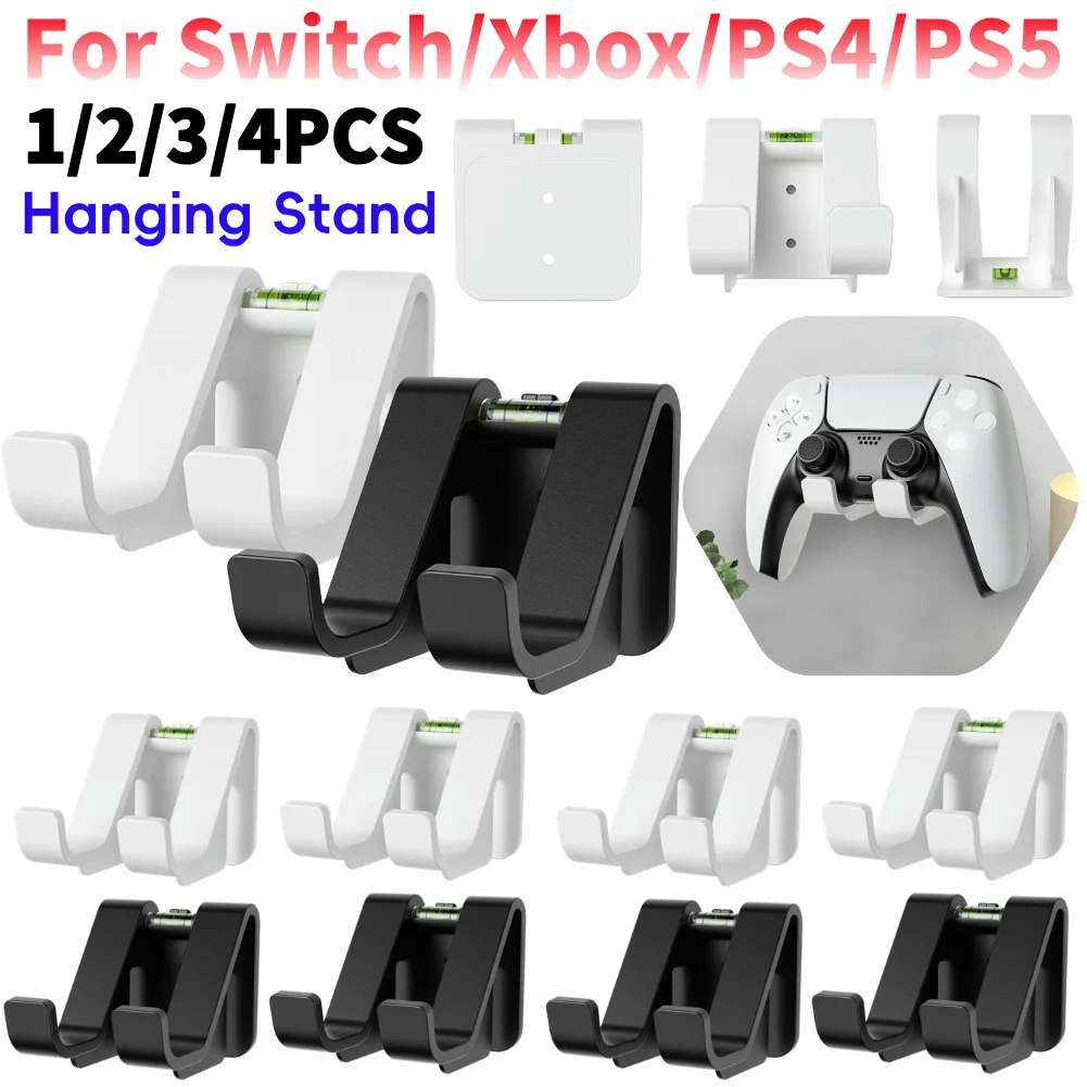 Wand Montiert Game Controller Halterung Basis Hause Hängen Lagerung Rack Gamepads Regal Für Schalter/Xbox/PS4/PS5 Gaming Zubehör Image