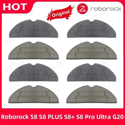 Original hochwertiges Roborock S8 S8 PLUS S8+ S8 Pro Ultra Double Vibration Antibakterielles Mopptuch Ersatzteile Wischtuch Image