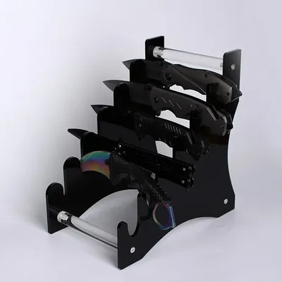 1PC Knife holder, knife display rack, acrylic knife display box, collectible knife display rack, knife collection display rack
