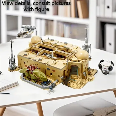 60016 Mos Eisiley Cantina Compatible With 75290 Building Blocks Bricks Educational Toys Birthday Image