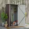 5ft x 3ft Metal Garden Storage Shed, Outdoor Tool Shed with Sloped Roof, Lockable Door for Tools,