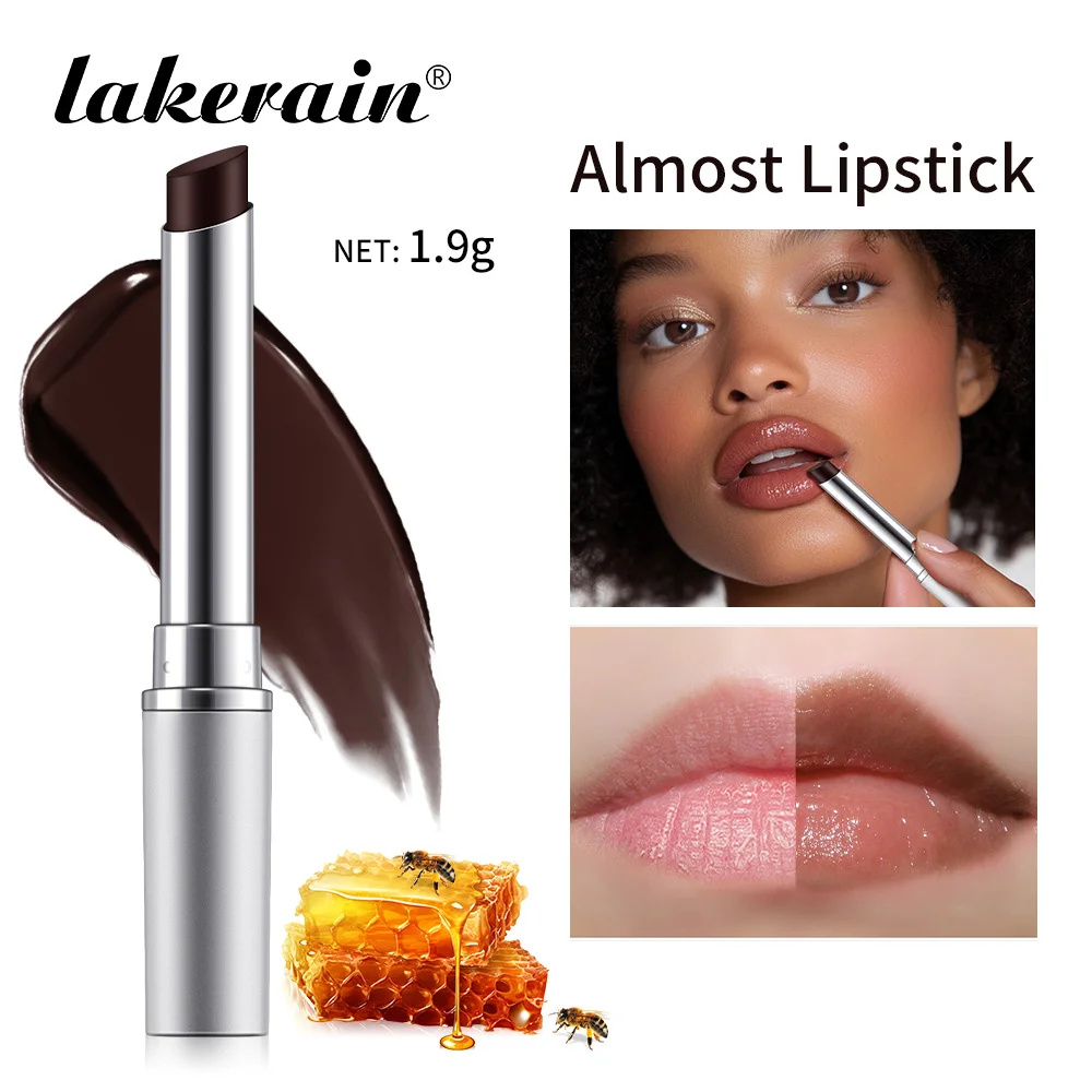 Lippenbalsam mit schwarzem Honig | Tief feuchtigkeitsspendend mit Vitamin E und Honig. Feuchtigkeitsspendende Lippenpflege für weiche, glatte Lippenkosmetik Image