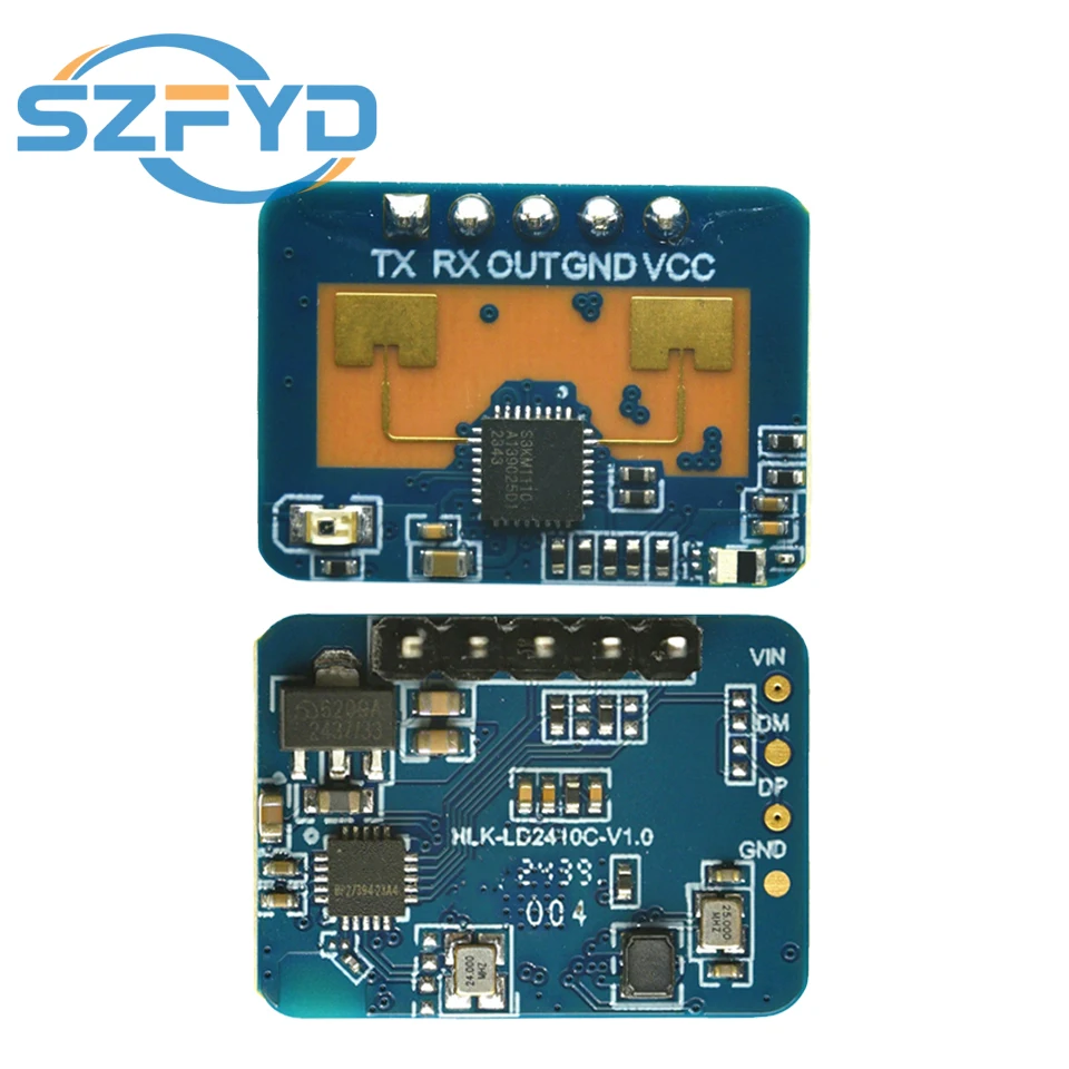 HLK-LD2410C LD2410C 24G mm Wave FMCW Millimeter Human Presence Status Radar Sensor Motion Detection Module