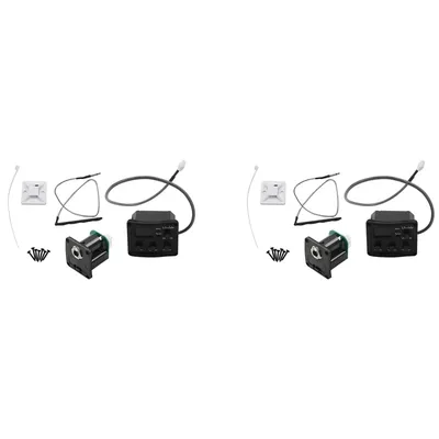 A61P 2X Ukelele Uke Piezo Pickup Preamp 3-Band EQ Equalizer Tuner System With LCD Display