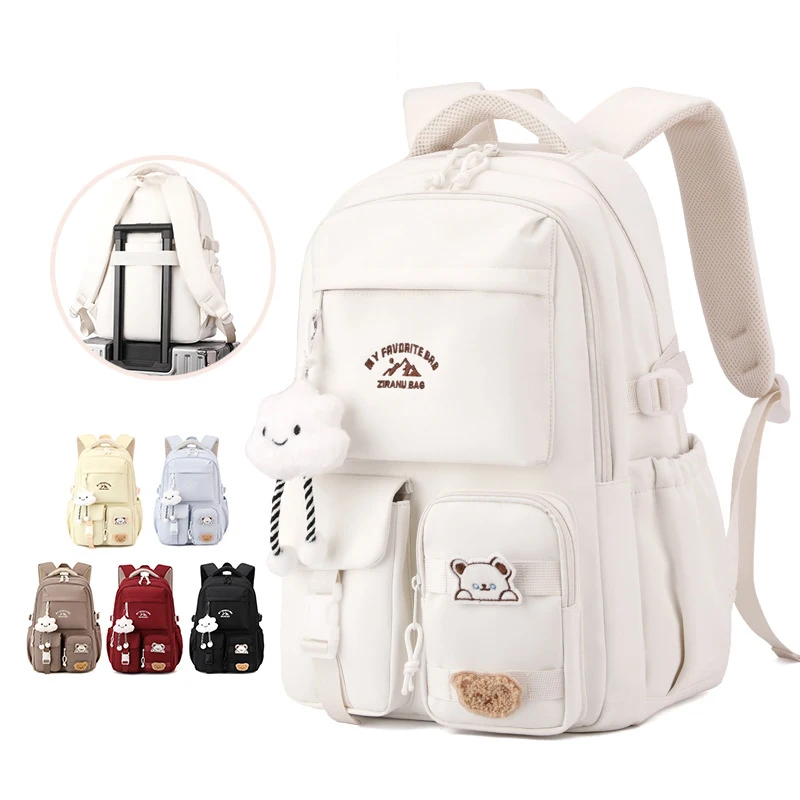 2025 mode filles sacs d'école imperméables pour enfants légers sac à dos sac d'école impression enfants sacs à dos scolaires mochila