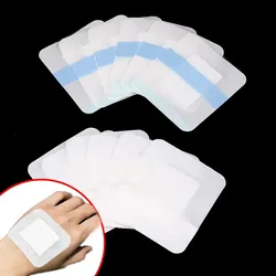 Ruban adhésif Transparent imperméable, film PU, plâtre adhésif médical respirant, 10 pièces