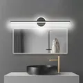 Mur LED moderne lampe miroir avant lumière 40/60 cm Simple or noir intérieur luminaire chambre salon cuisine salle de bain