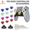 6 joysticks analogiques avec 2 bases pour contrôleur de bord PS5, contrôleur de pouce de remplacement, joystick analogique personnalisé à trois hauteurs