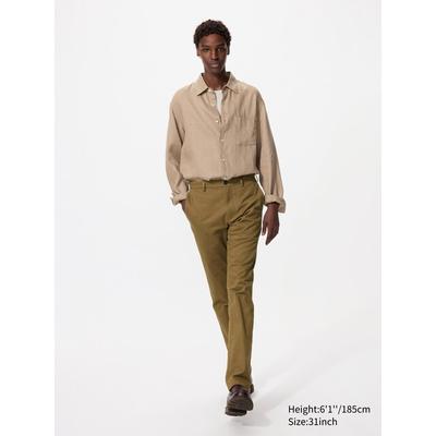 Uniqlo - Slim Fit Chino Trousers - Brown