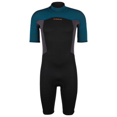 Quiksilver - Prologue 2/2 S/S Springsuit Back Zip - Neoprenanzug Gr L schwarz