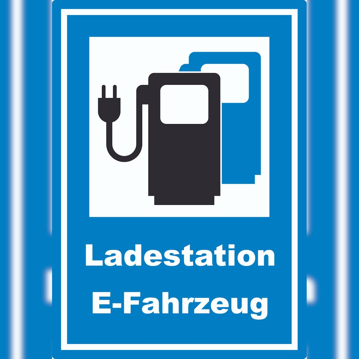 HB-Druck Ladestation Elektrofahrzeuge Aufkleber A6 (105x148mm) Image