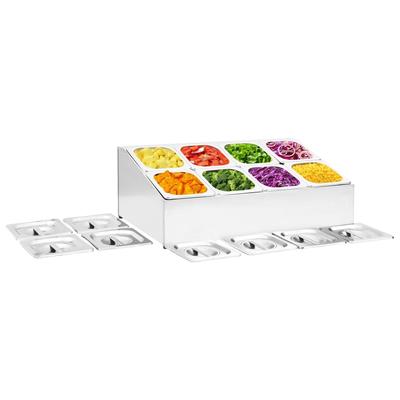 TEMU Stand With 8 Gn 1/6 Containers Stainless Steel Image