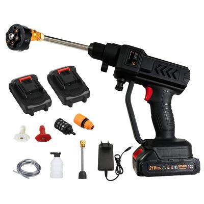 TEMU Cordless High Pressure Washer 60bar 300w High Power Washer With Rechargeable Battery 5in 1 Nozzle For Car Fence Floor Cleaning Watering Image
