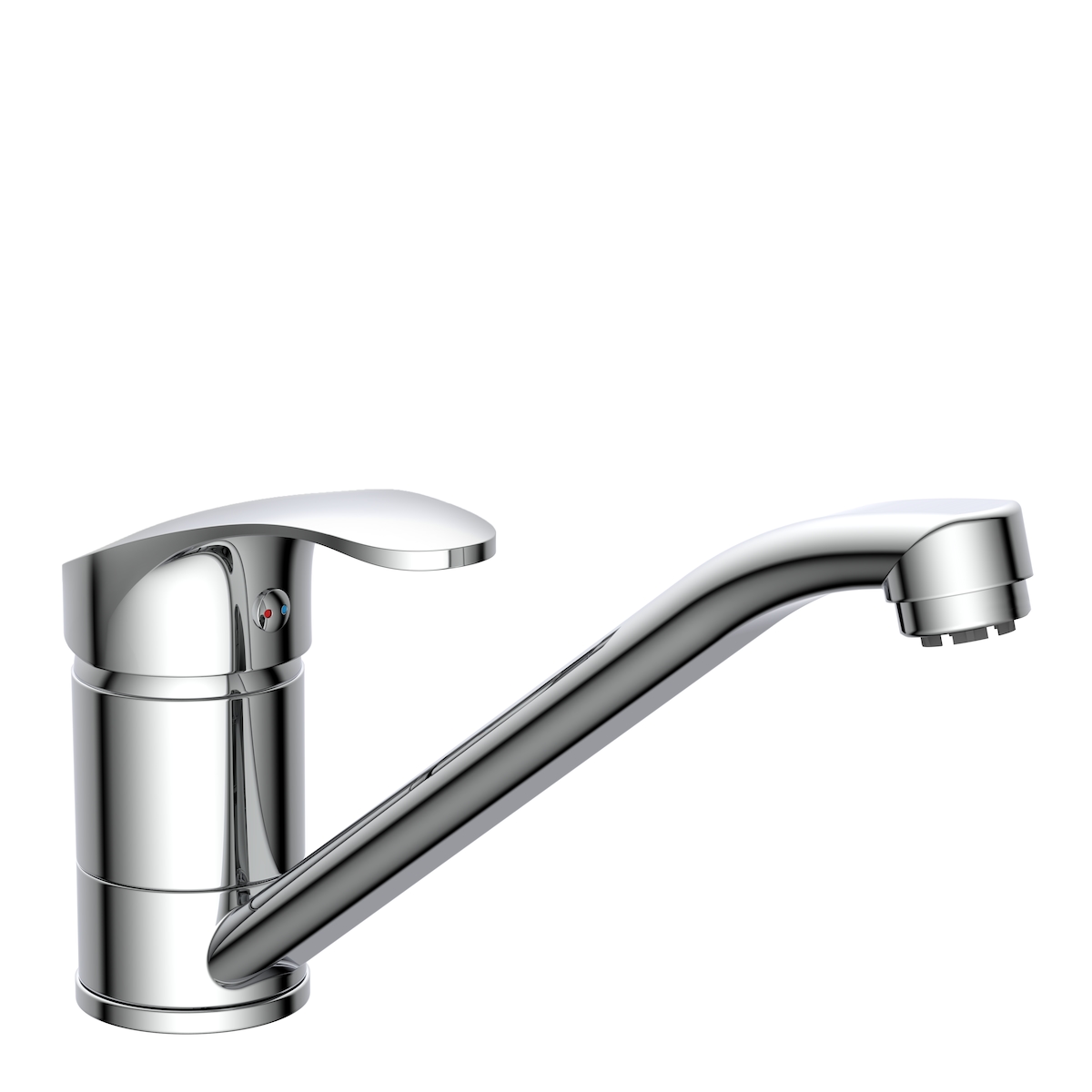 K1 Spültischarmatur Niederdruck, Chrom, küche, Wasserhahn Küche, Niederdruck Armatur Küche, Mischbatterie Küche Image