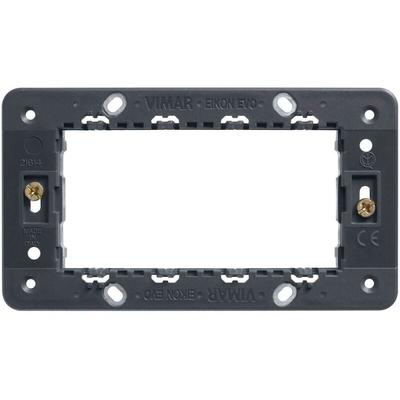 Eikon support 4 module mit schrauben 21614 - Vimar Image