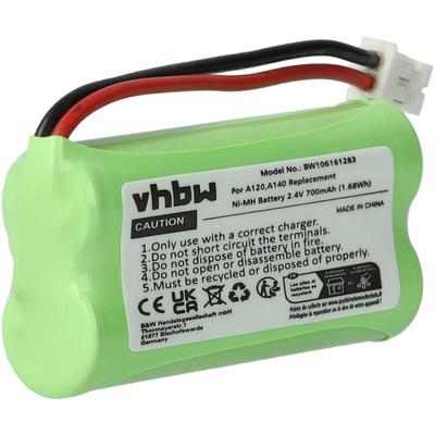 Vhbw - NiMH Akku 700mAh (2.4V) kompatibel mit Telefon, Festnetz Siemens Gigaset AL110, AL110 Duo, Image