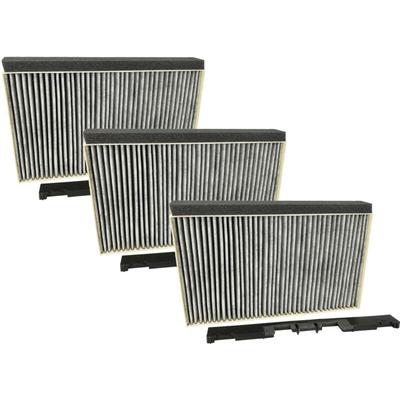 vhbw 3x Aktivkohlefilter Ersatz für Siemens 8718868949400, 703606, 744073, LZ52850, AS-AZKF900, Image