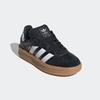 Sneaker ADIDAS ORIGINALS "SAMBA XLG KIDS", Gr. 36, schwarz-weiß (core schwarz, cloud weiß, gum 3), Leder, Synthetik, sportlich, Schuhe, mit erhöhter Sohle und gepolsterter Zunge