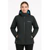 Winterjacke DEPROC ACTIVE "Whistler 3in1 II WMN", Damen, Gr. 36/38 (M), grau (anthra), 96% Polyester; 4% Elastan, sportlich, Langarm mit verstellbarem Klettverschluss, Jacken, auch in Großen Größen erhältlich