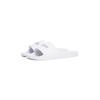 Pantolette TOMMY HILFIGER "HILFIGER PRINT TUMBLE POOL SLIDE", Herren, Gr. 48, weiß, Lederimitat, sportlich, Schuhe, Hausschuh, Sommerschuh, Strandschuh mit Logoschriftzug