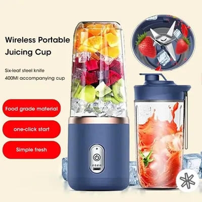 Tragbare Obst Entsafter Elektrische Entsafter Mixer Mini Entsafter Tasse Wiederaufladbare Saft Mixer Haushalt Obst Mixer Entsafter Flasche